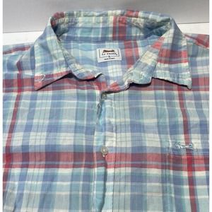 Le Tigre Short‎ Sleeve Button Down Shirt Size XL